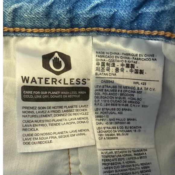 Levi's 501 T Tapered Jeans Size 32 - Picture 4 of 8